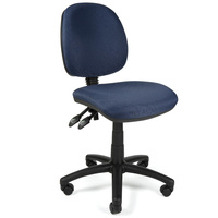 CRESCENT TASK CHAIR Fabric Blue