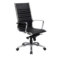 COGRA EXECUTIVE CHAIR High Back Leather Black