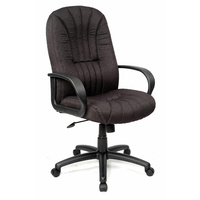 HOUSTON MANAGER CHAIR H/B Black Fabric