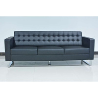 CHESTER LOUNGE Three Seater Black