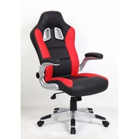 XR8 RACING CHAIR Red & Black PU